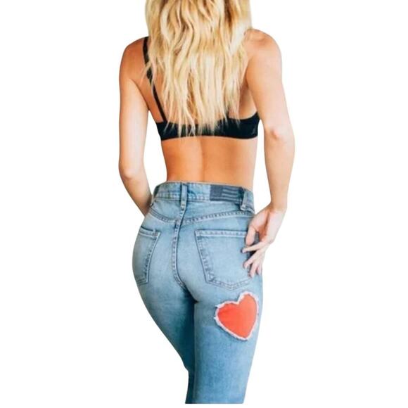 REVICE Jeans Mon Amour Cropped Jeans Size 25 - Picture 2 of 5